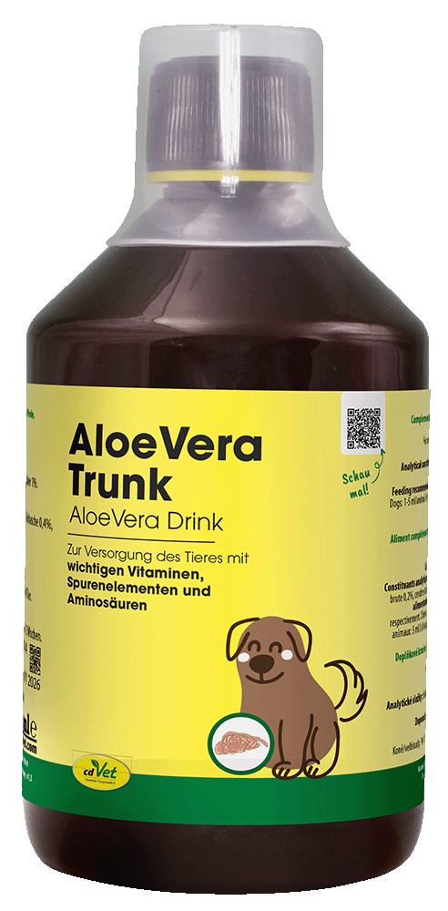 AloeVera Trunk 500 ml Essen, Würzen, Sirup, QR Code