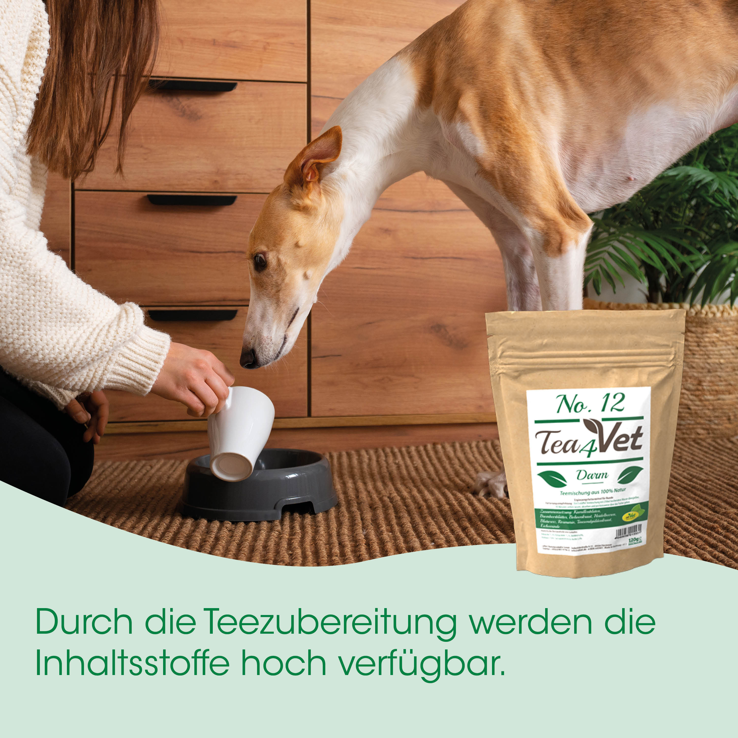 Hundefutter, Tierfutter, Teemischung, Beutel, No.12 TeaVet