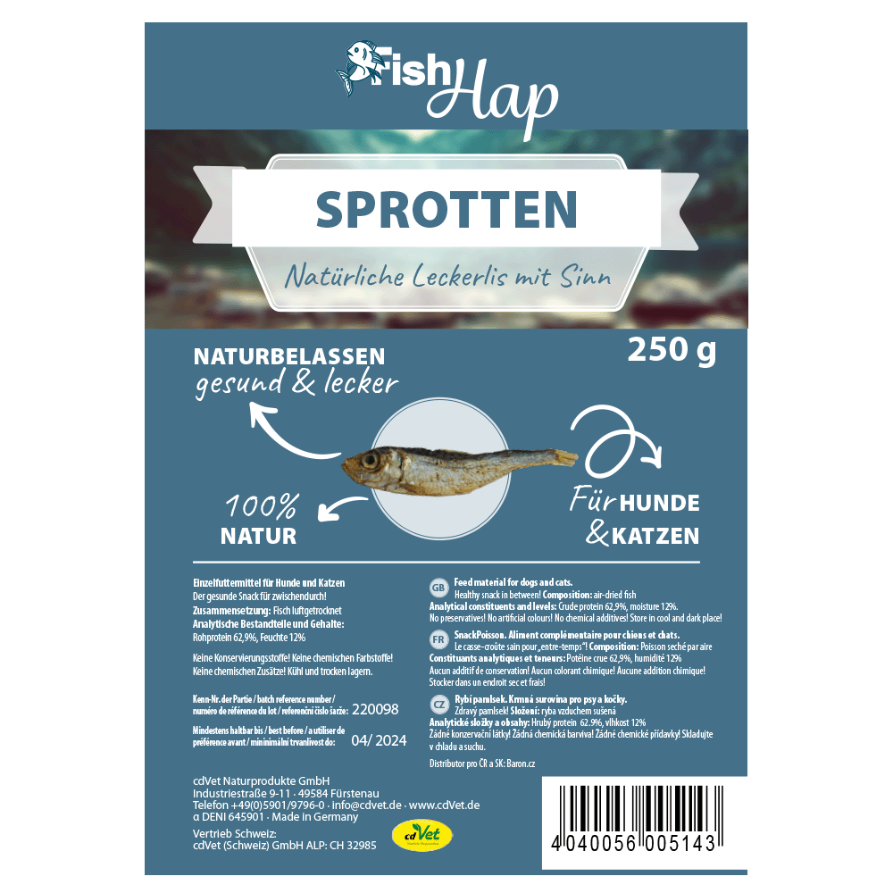 Fit-Hap FishHap Sprotten 250 g