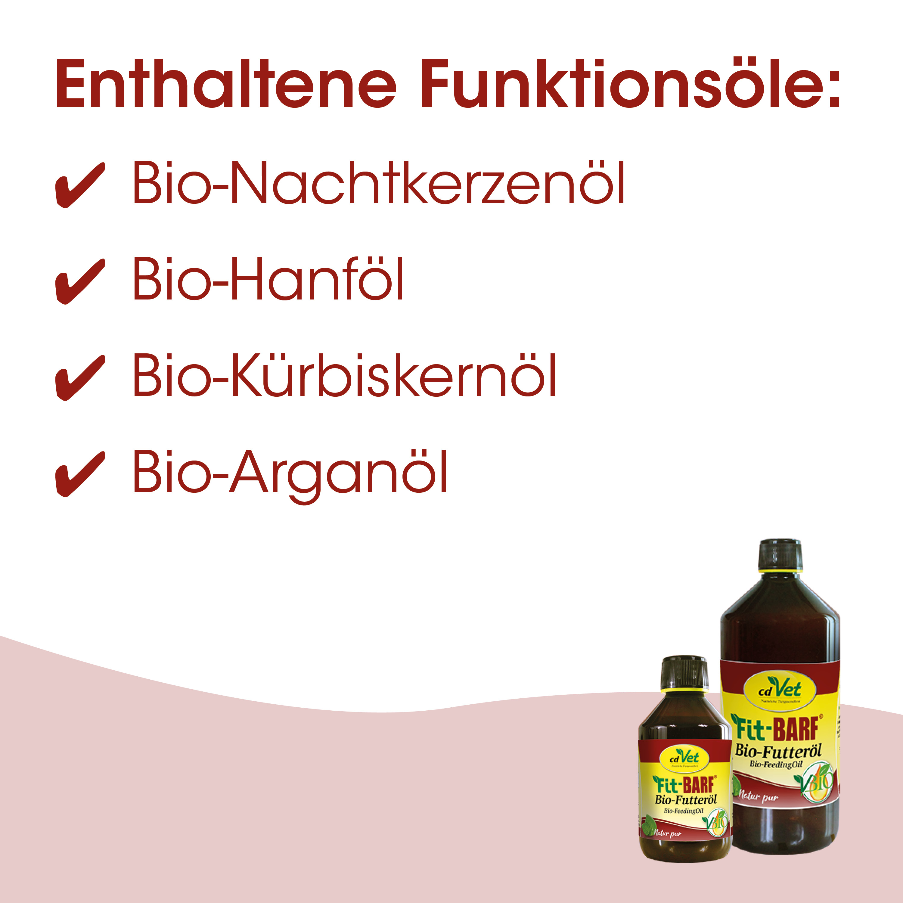 Bio-Nachtkerzenöl, Bio-Hanföl, Bio-Kürbiskernöl, Bio-Arganöl, Naturkosmetiköl