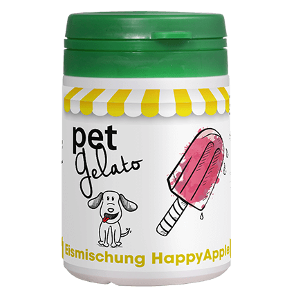 Pet Gelato, Eiscreme, Hundefutter, Pulverbehälter, Happy Apple