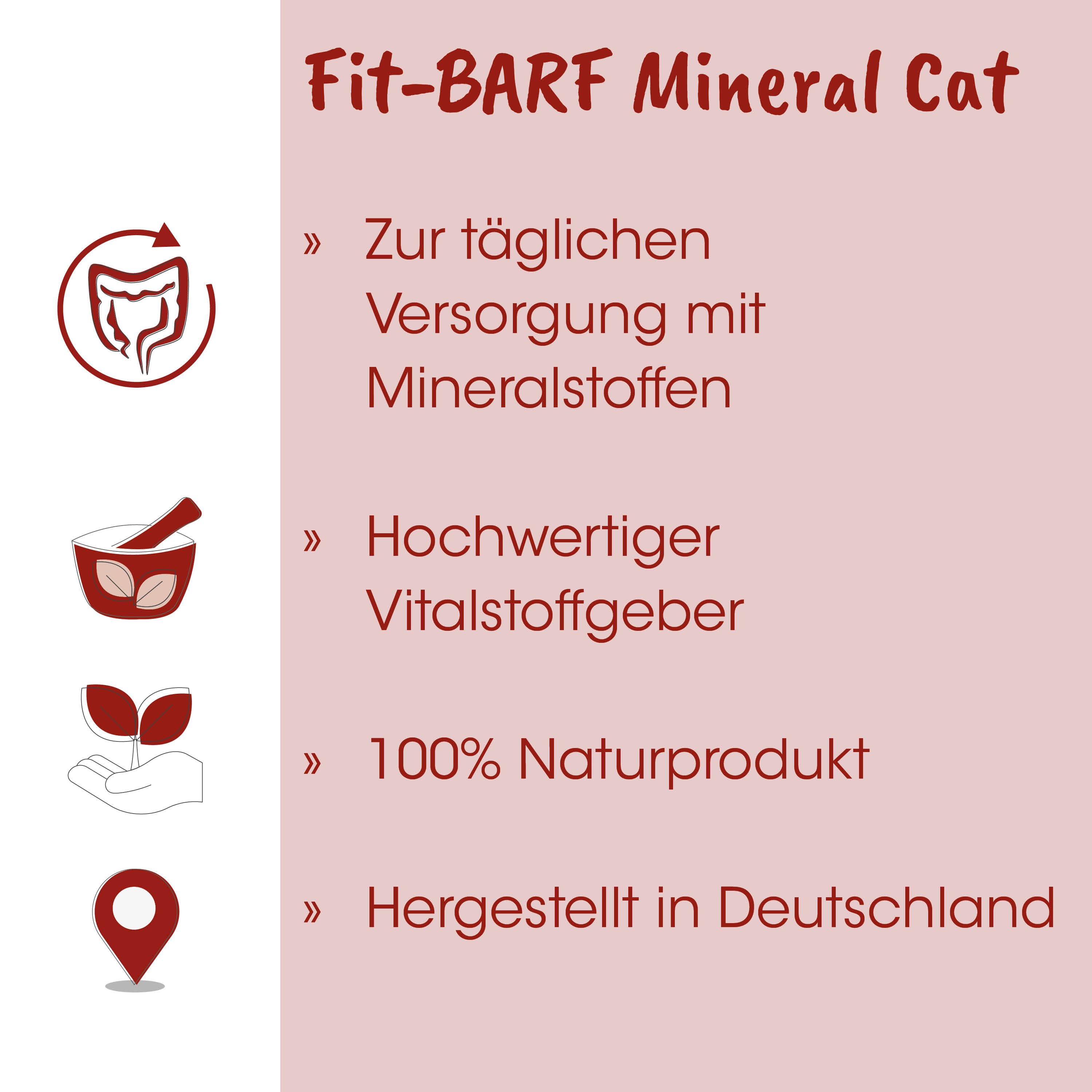 Mineral, Katzenfutter, Naturprodukt, Deutschland, Vitalstoffspender