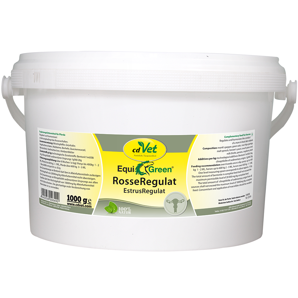 Eimer, Tierfutter, RossRegulat, EquiGreen, Geräteträger
