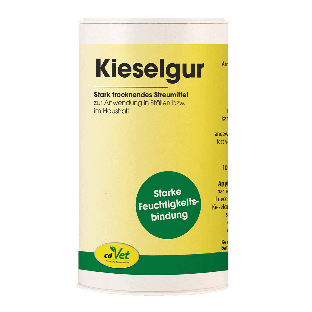 Kieselgur, Stärk trocknendes, Starke Feuchtigkeitsbindung, Tierarztbedarf, Katzenfutter?