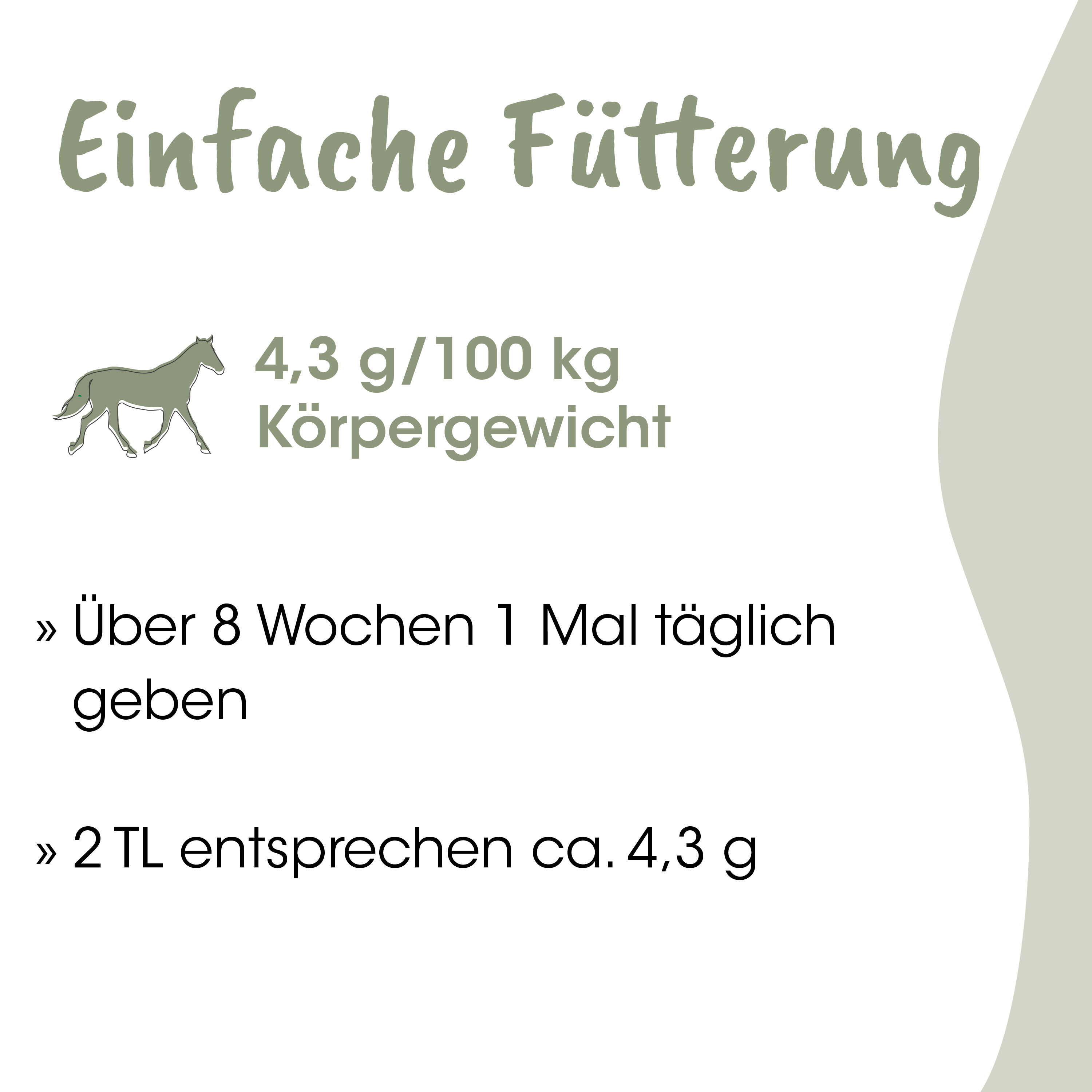 Pferd, Körnerfutter, Futtermenge, Körpergewicht, Tierfutter