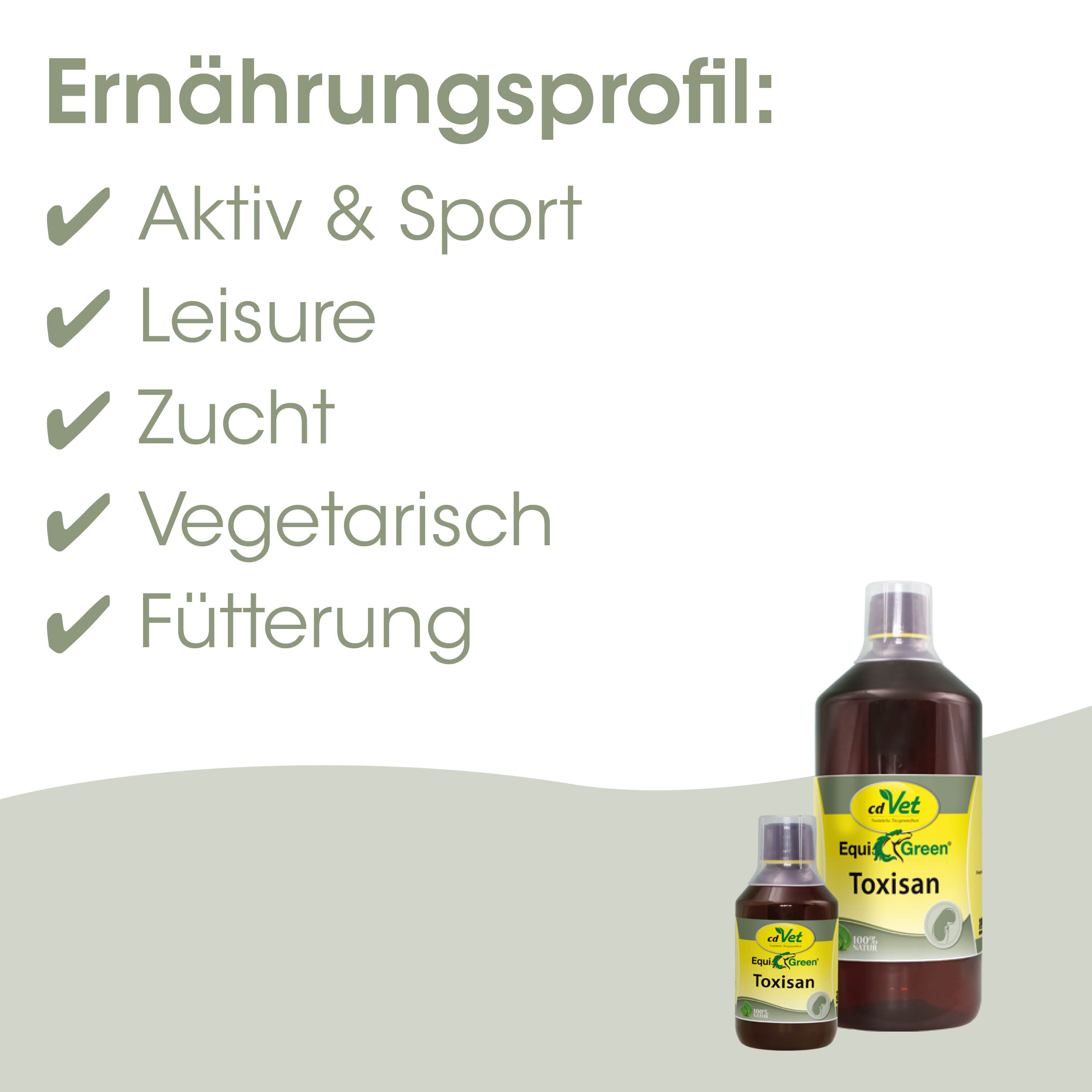 Tierfutter, Toxisan, EquiGreen, Futtermittel, Vetmed