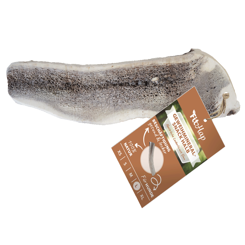 Fit-Hap Geweihmineral-Snack halb L (120-160 g)