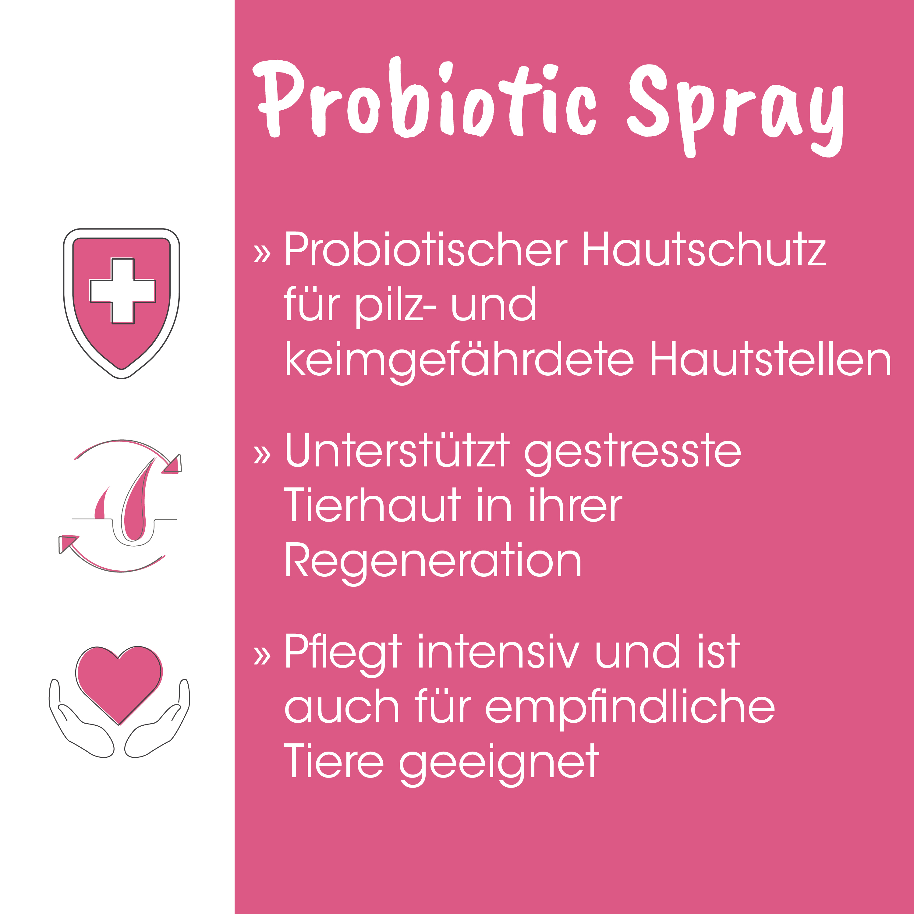 Probiotic Spray, Hautschutz, Pigmentierung?, Pflege, Tiergesundheit