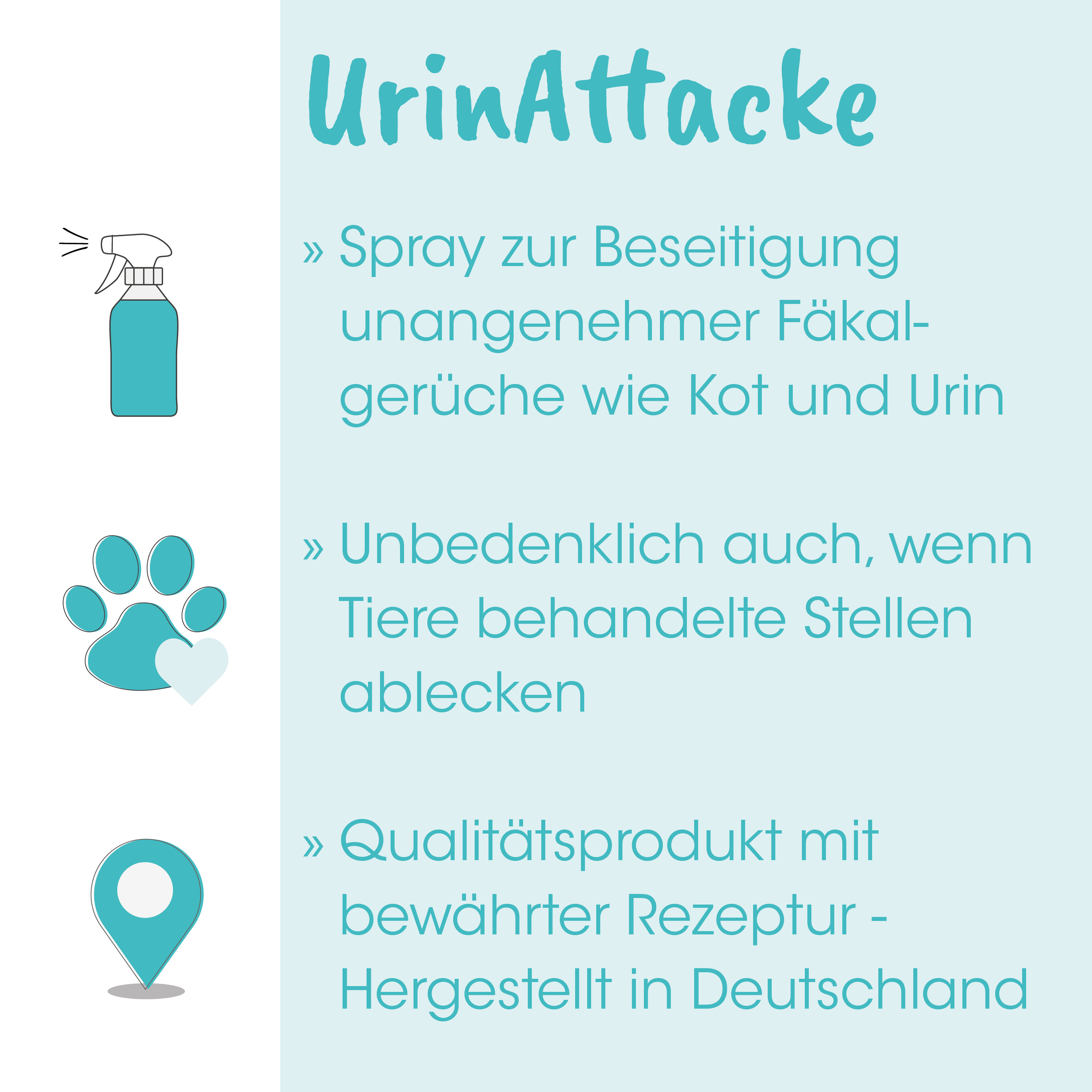 Sprühflasche, Pfotenabdruck, Ortssymbol, Herdemotiv, Gehäuse