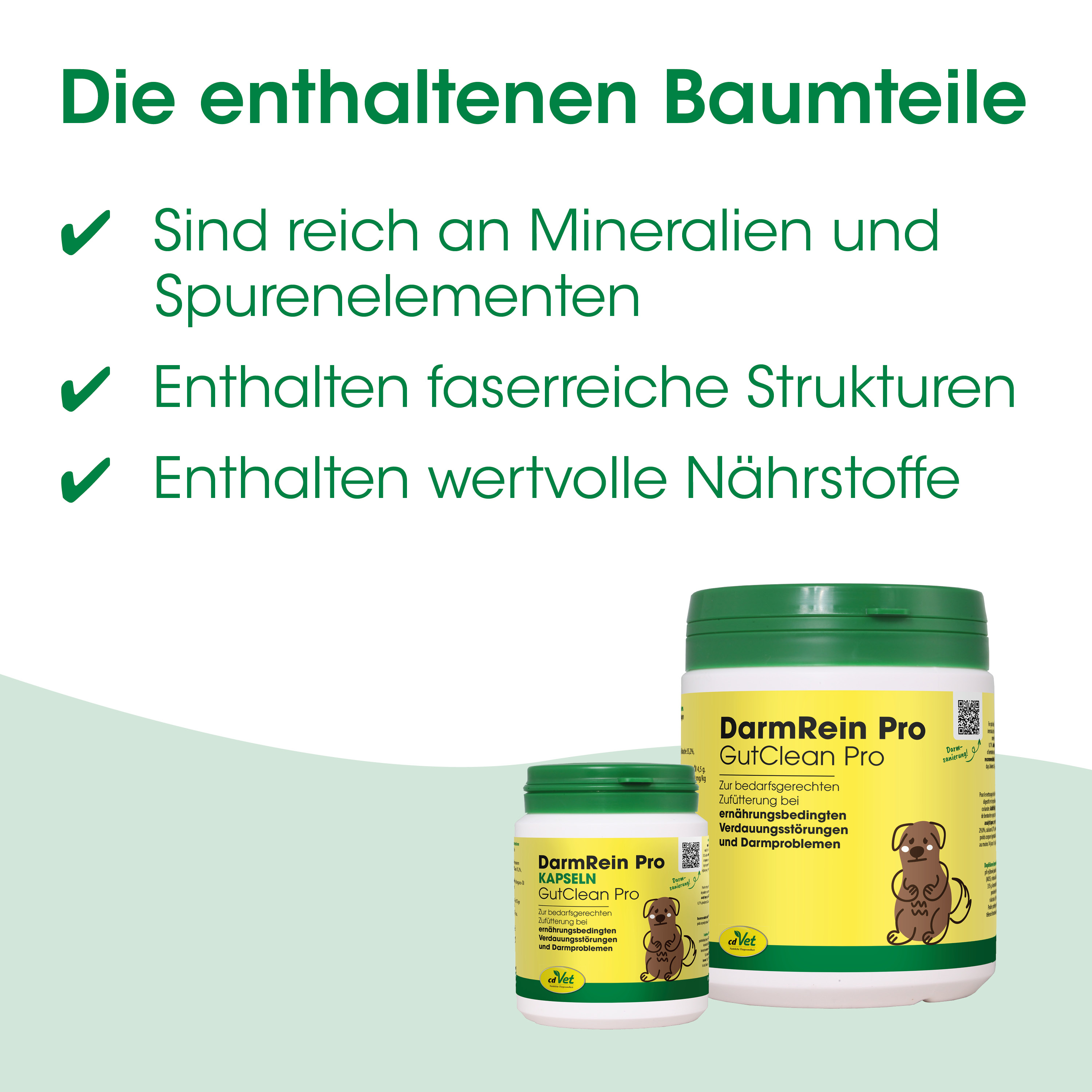 Hunde Nahrungsergänzung, Darmrein Pro, Kapseln, Gelbe Verpackung, Vitamine Mineralien