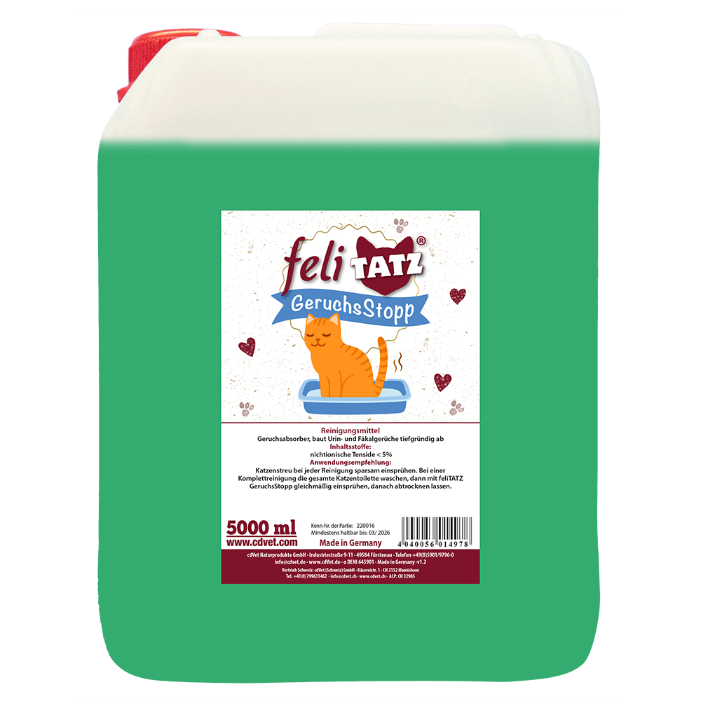 feliTATZ GeruchsStopp 5 L (Nachfüllkanister)