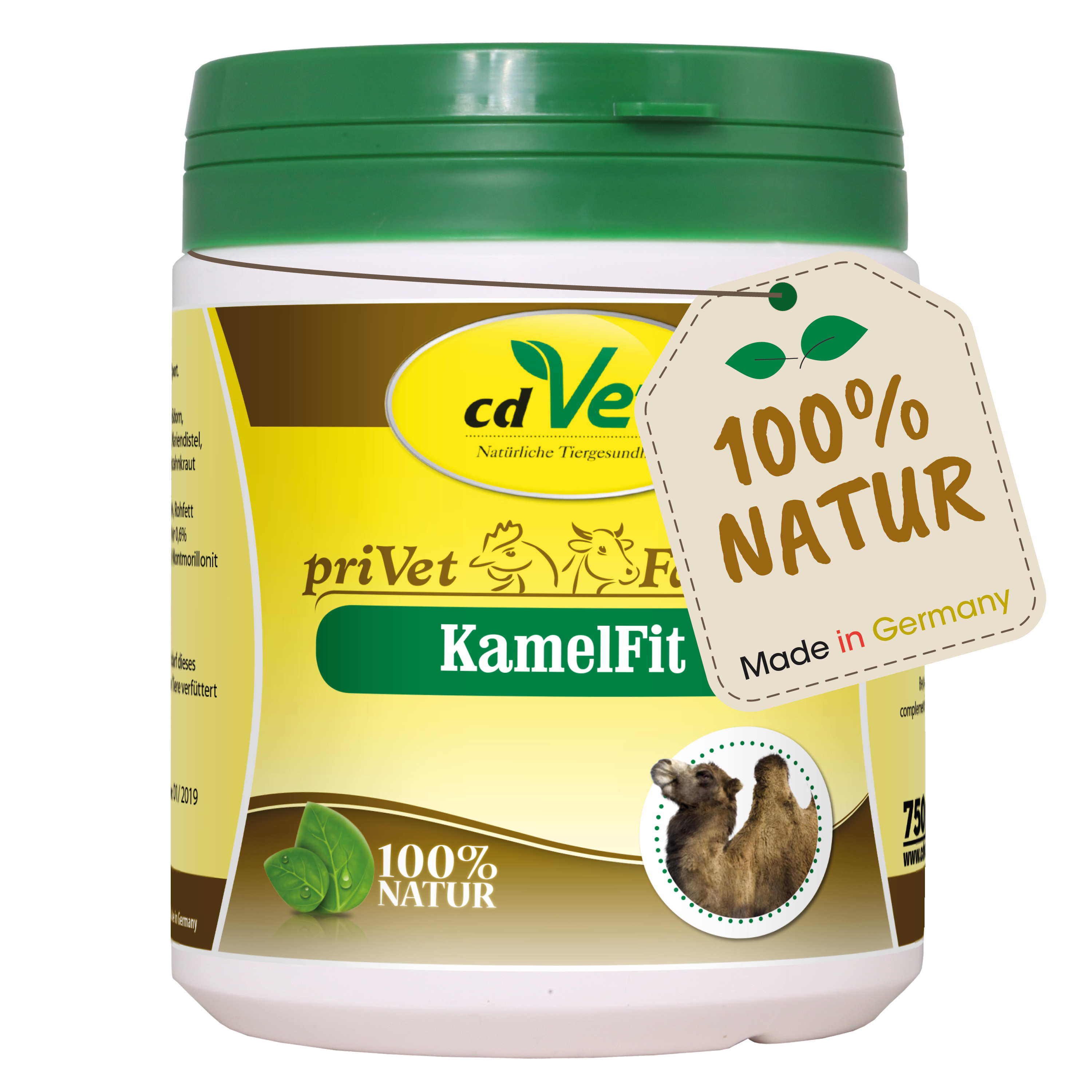KamelFit, KamelFutter?, 100% Natur, Made in Germany, Naturprodukt