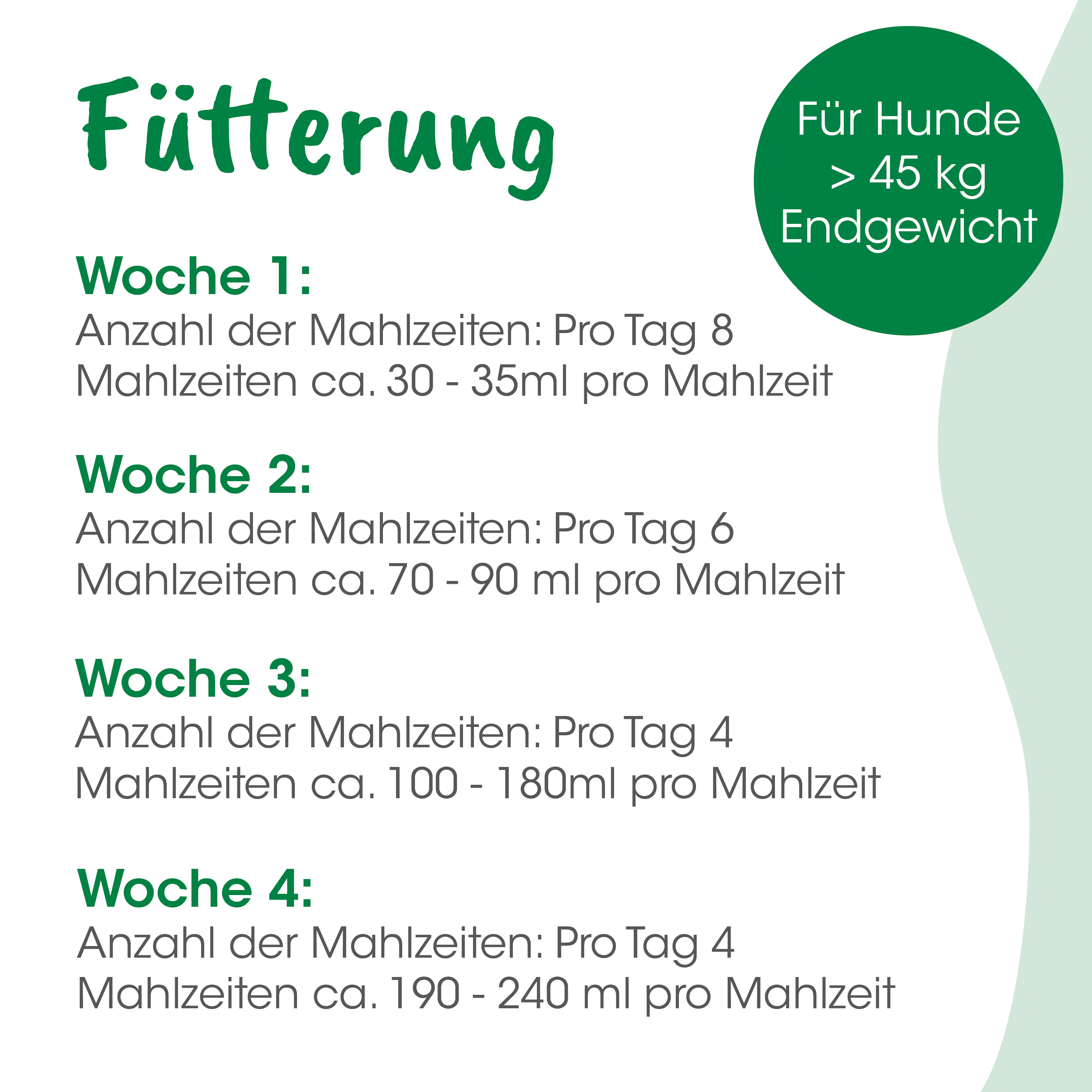 futterung, futterplan, mahlzeiten, wochenplan, hundernährung