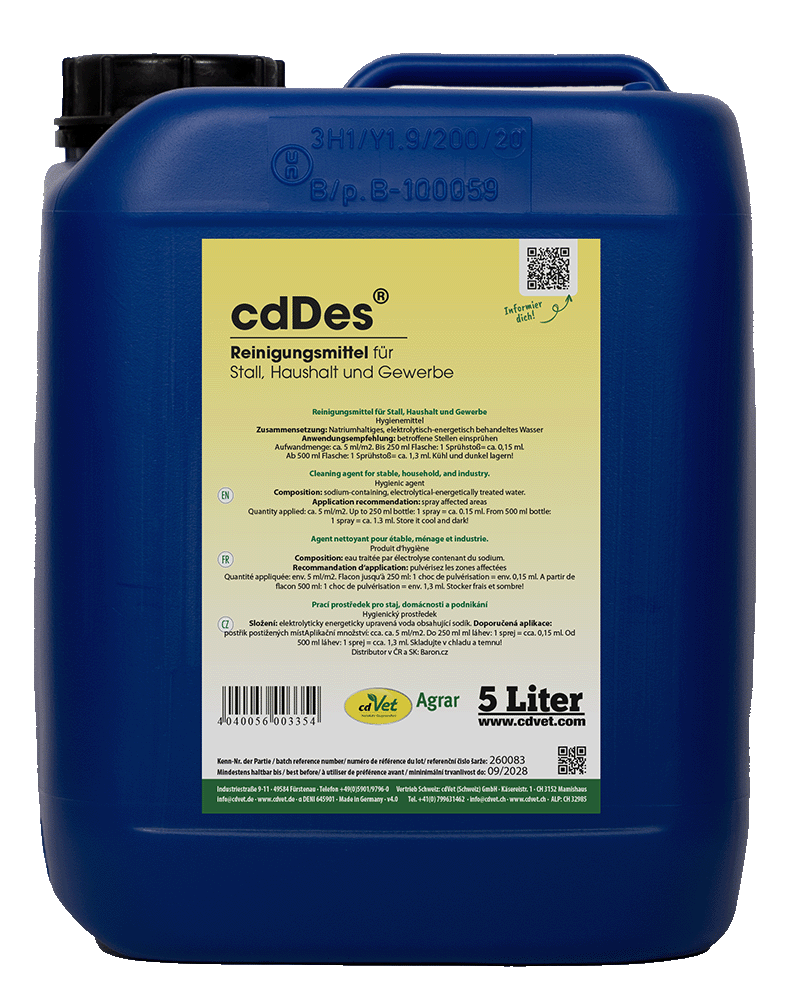 Stallreiniger, Hufpflege, 5 Liter, Flasche, cdDes