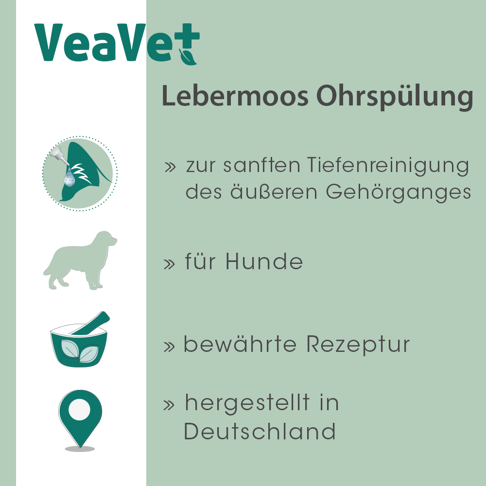 Shopbild VeaVet Lebermoos Ohrspülung 100 ml