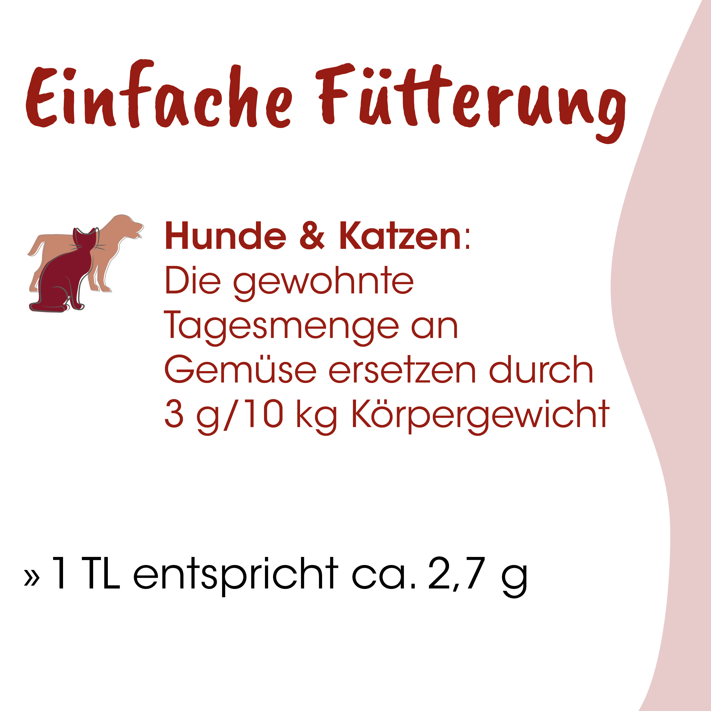 Futtertüte, Tierfutter, Hund/Katze, Tagesration, 2,7 g