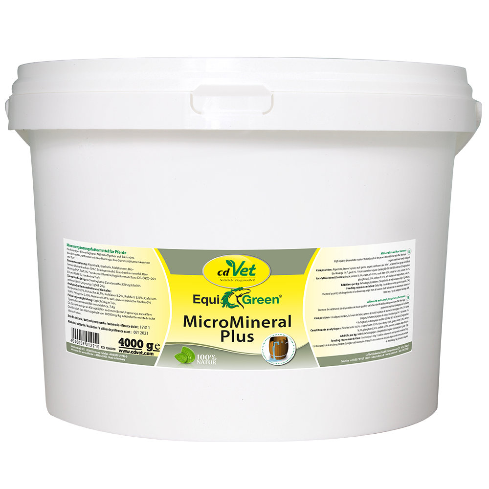 Eimer, MicroMineral Plus, Tierfutter, Mineralergänzungsfuttermittel, 4kg