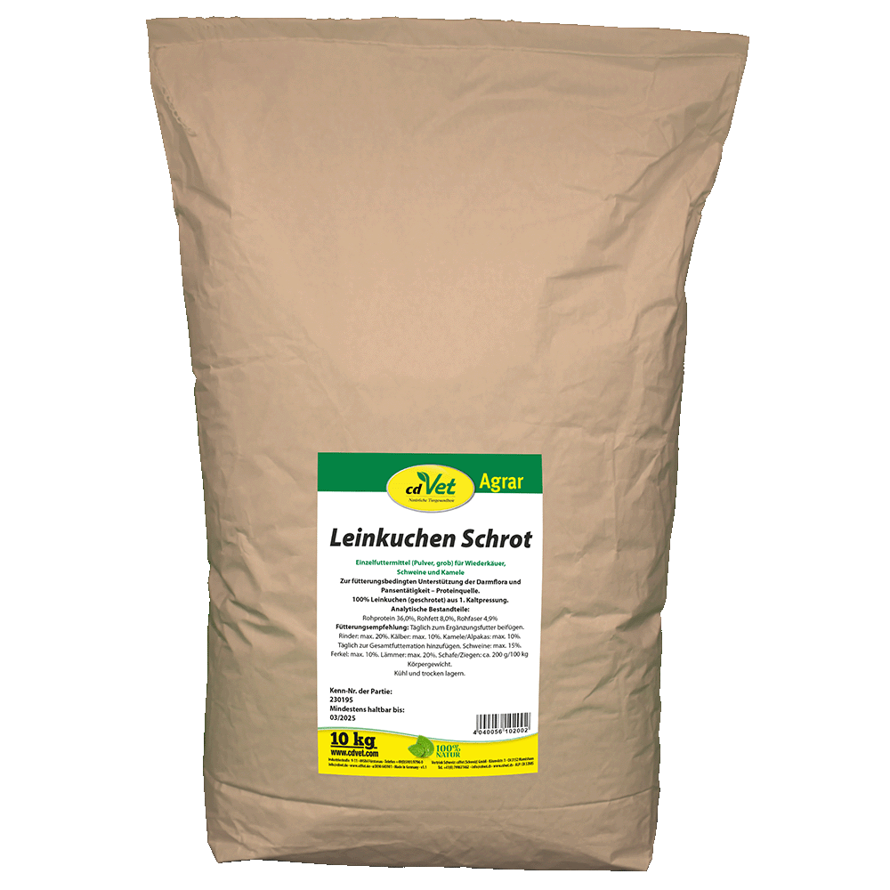 Leinkuchen-Schrot 10 kg Leinkuchen-Schrot 10 kg