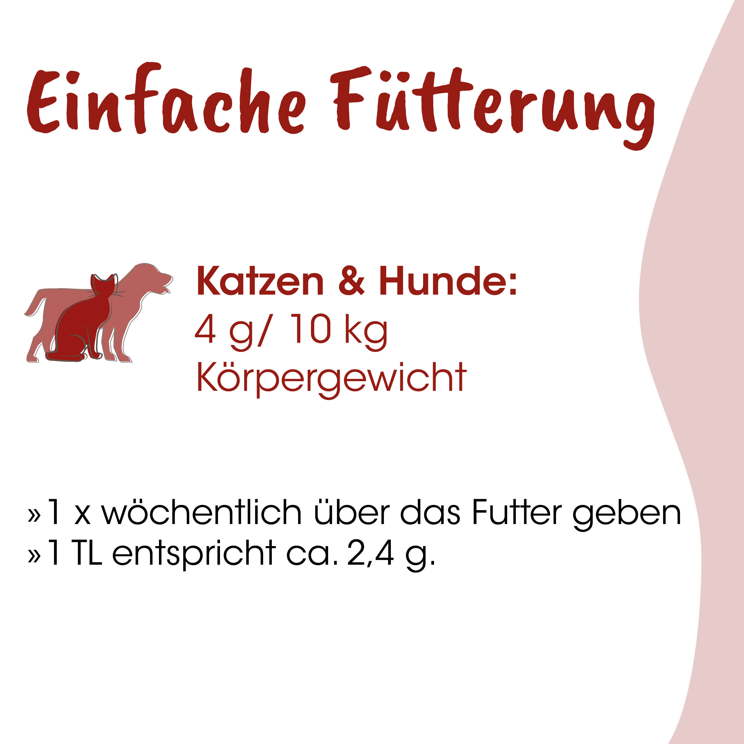 Tierfutter, Katzenfutter, Hundefutter, Körpergewicht, Ernährungsliste