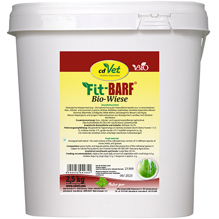 Bio-Wiese, Futter, Tierfutter, 25 kg, Eimer