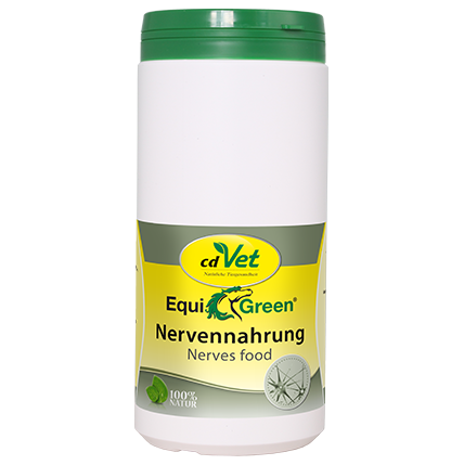 Nervenfutter, Nervenfutter-Dose, Tierarzt-Produkt, Nervenfutter-Nahrung, cdVet EquiGreen