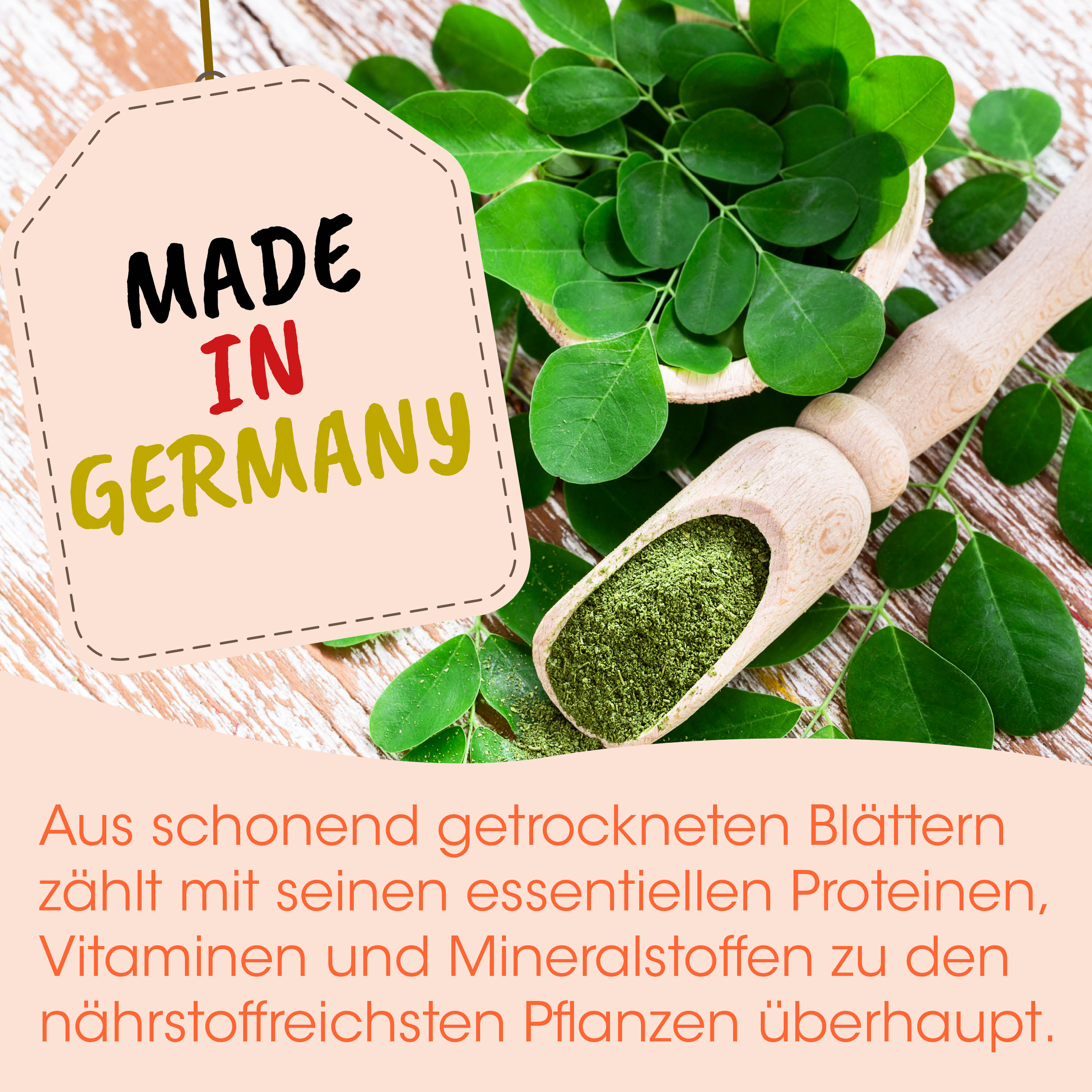 Kräuter, Grün, getrocknet, Pulver, Mühle