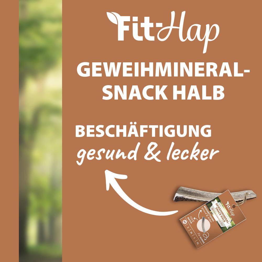 Fit-Hap Geweihmineral-Snack halb XL (160-250 g)